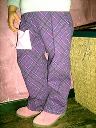 pantalon violet jade