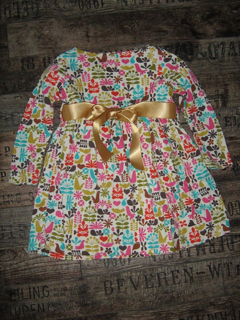 robe jersey modele scandi 4 ans