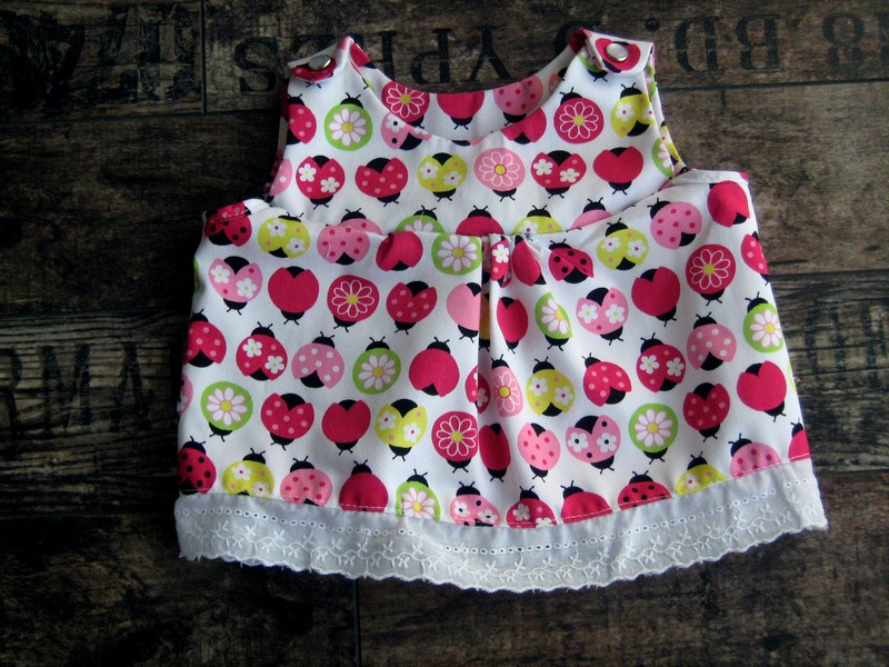 tunique bebe ete coccinelle
